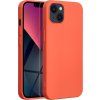 Silicone Lite kryt pre Apple iPhone 14, Forcell, Červený