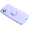 Forcell Silikónový Ring kryt pre iPhone 14 Pro Max, Fialový