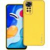 Kožený kryt pre Xiaomi Redmi Note 11/ 11S, Forcell, Žltý