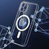 Silikónový kryt s MagSafe pre Apple iPhone 14, Transparentný
