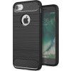 Carbon kryt pre Apple iPhone 6/6S, Forcell, Čierny