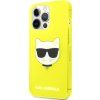 Choupette Head kryt pre Apple iPhone 13 Pro, Karl Lagerfeld, Žltý