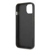 Saffiano Double Card kryt pre Apple iPhone 13 mini, Guess, Čierny