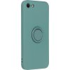 Forcell Silikónový Ring Kryt pre iPhone 7 / 8 / SE 2020 / SE 2022, Zelený