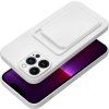 Card Slot kryt pre Apple iPhone 14 Pro Max, Forcell, Biely