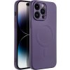 Silikónový kryt s MagSafe pre iPhone 14 Pro Max, Fialový