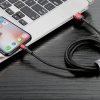 Baseus Cafule Obojstranný Kábel USB/ Lightning 2.4A 1m, Čierny