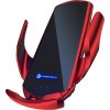 Forcell Držiak do auta s bezdrôtovým nabíjaním HS1 Qi 15W, Červený