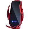 Forcell Držiak do auta s bezdrôtovým nabíjaním HS1 Qi 15W, Červený