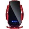 Forcell Držiak do auta s bezdrôtovým nabíjaním HS1 Qi 15W, Červený