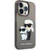 Glitter kryt pre Apple iPhone 14 Pro, Karl Lagerfeld, Čierny