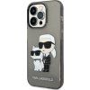 Glitter kryt pre Apple iPhone 14 Pro, Karl Lagerfeld, Čierny