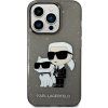 Glitter kryt pre Apple iPhone 14 Pro Max, Karl Lagerfeld, Čierny