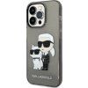 Glitter kryt pre Apple iPhone 14 Pro Max, Karl Lagerfeld, Čierny