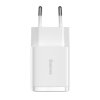 Baseus Nabíjačka Compact 2xUSB 10,5W, Biela