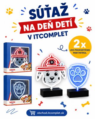 🎉 SÚŤAŽ NA DEŇ DETÍ 🎉 Vyhrajte 2x LED podsvietenie PAW Patrol od nás ! 🐾✨ Zapojiť sa je jednoduché: ❤️ daj like na tento...