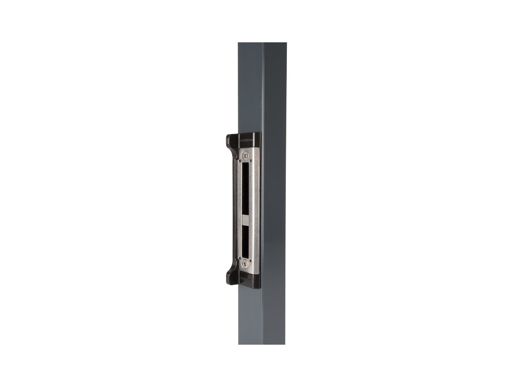 LOCINOX® SFKI dorazová lišta z nehrdzavejúcej ocele pre zámky FORTYLOCK, FIFTYLOCK, SIXTYLOCK, na profil 30x30 mm