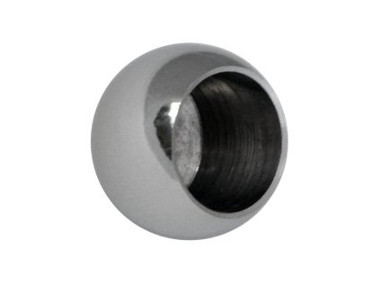 Guľa koncová ø 20mm na trubku ø 14mm (otvor ø 14.2mm), leštená nerez /AISI304