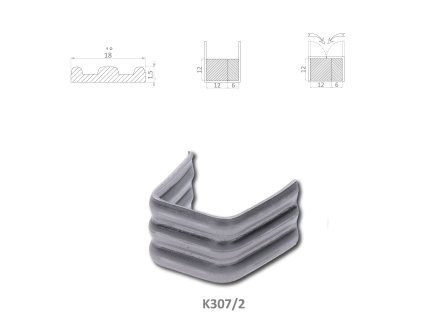 Spona 12+6 x1.5 mm
