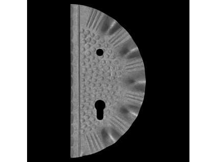 Štít 275x130x3mm, pravý, pre zámok ZM90/80