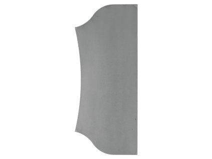 Štít 250x104x3mm bez otvorov