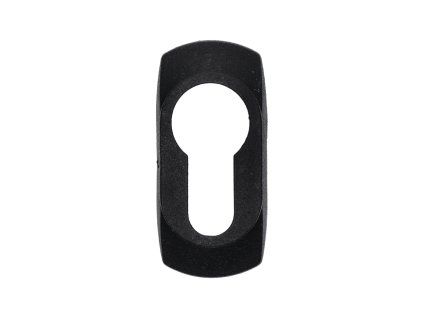 štítok na vložku 51x24x8,5mm, čierny plast PVC