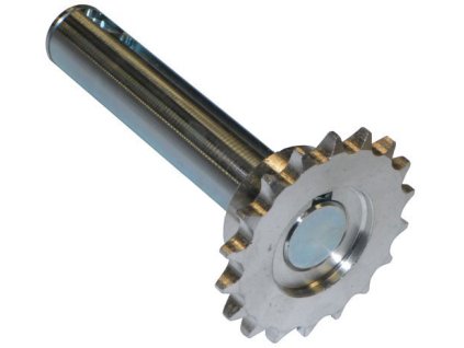 Hriadeľ ø 25,4mm s ozubeným kolesom Z=18