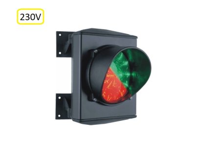 ASF semafor jednokomorový, LED, hliník, 230V