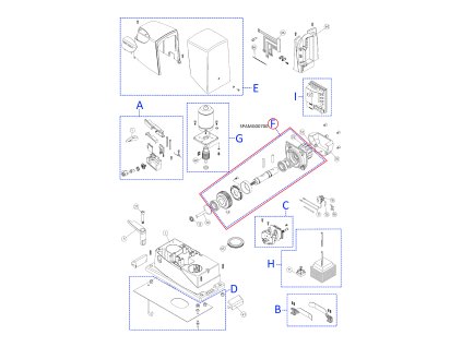 SPAMG00700 kit prevodovky pre road400R10