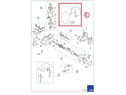 SPCG015700 kryt pre ROX600