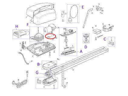 PPD1221R01.4540 magnetický krúžok pre snímač enkodéra SPIN11