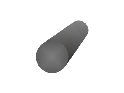 Tyč kruhová valcovaná plná 10mm, bez povrchovej upravy S235, hladká L=4000mm, cena za 1ks(4m)
