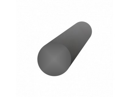 Tyč kruhová valcovaná plná 8mm, bez povrchovej upravy S235, hladká L=4000mm, cena za 1ks(4m)