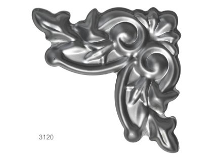 Ornament plechový 146x146 mm, 1,5mm
