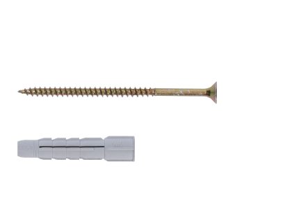 Hmoždinka rozperná 6x35 so skrutkou 3.5x45 so zápustnou hlavou PZ2