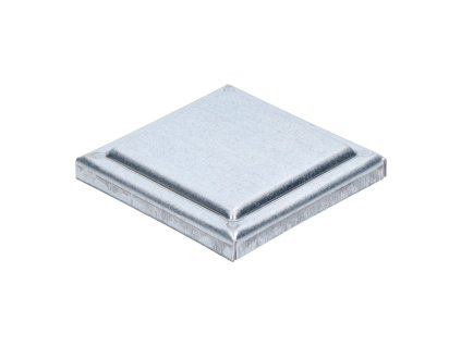 Strieška plechová plochá, pozinkovaná, 80x80x1.5mm