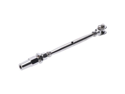 Šponovák pre lanko ø4mm závit M6/LH6, brúsená AISI304