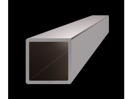 Profil uzatvorený 20x20x1,5mm, cena za 1ks(4m), brúsená nerez K320/AISI304