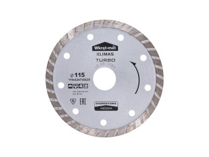 Turbo diamantový kotúč 115x2.2x22