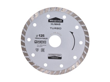 Turbo diamantový kotúč 125x2.3x22