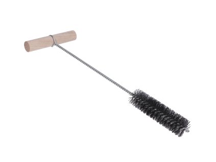 čistiaca kefka nylonová s drevenou rúčkou Ø22mm, dĺžka 150mm - z toho časť s kefkou 80mm
