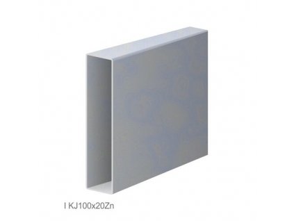 Uzavretý profil 100x20x1,2mm, zinkovaný DX51D+Z100, hladký L=6000mm, cena za kus