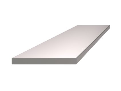 Nerezová tyč plochá 50x5mm, cena za 1ks(4m) brúsená nerez K320 /AISI304)