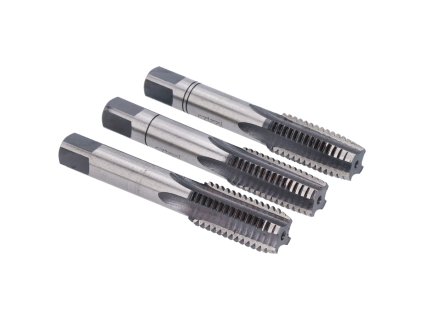 Závitníky sadové M24, 3ks, NO, ČSN 22 3010