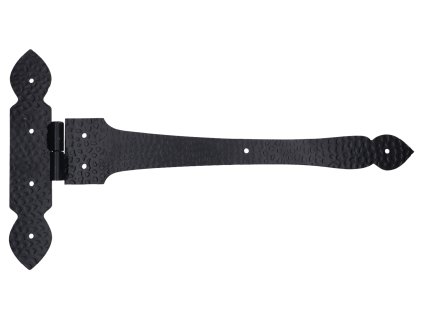 Pánt ozdobný, 270x498x3mm, ľavé, povrch RAL9005 matná