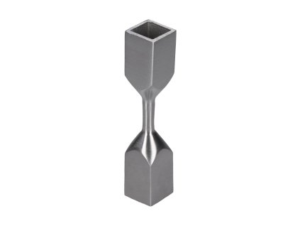 Spoj na ohnutie 12x12mm (L:81 mm), brúsená nerez K320 /AISI304