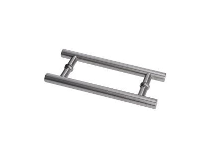 Madlo na dvere, L-296mm, sklo 8-12mm, brúsená nerez AISI304