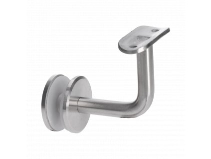 Držiak madla ø42.4mm pevný, sklo 6-16mm, brúsená AISI304