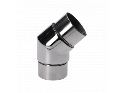 DOPREDAJ! Spojka 45° na trubku ø42.4mm, leštená AISI304