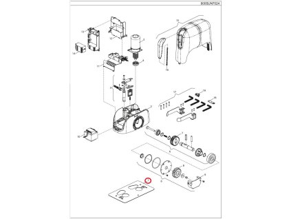 520PIAT004A00  podstavec pod motor, pozinkovaný